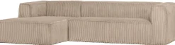 Clearance WOOOD Bean Rib Links Hoekbank Travertin