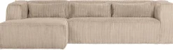 Clearance WOOOD Bean Rib Links Hoekbank Travertin