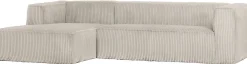 Outlet WOOOD Bean Rib Links Hoekbank Naturel