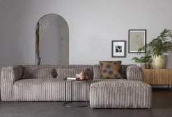 Clearance WOOOD Bean Rib Rechts Hoekbank Terrazzo