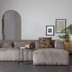 Clearance WOOOD Bean Rib Rechts Hoekbank Terrazzo