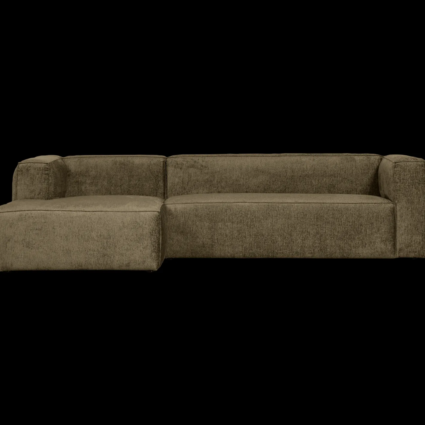 New WOOOD Bean Velvet Links Hoekbank Moss