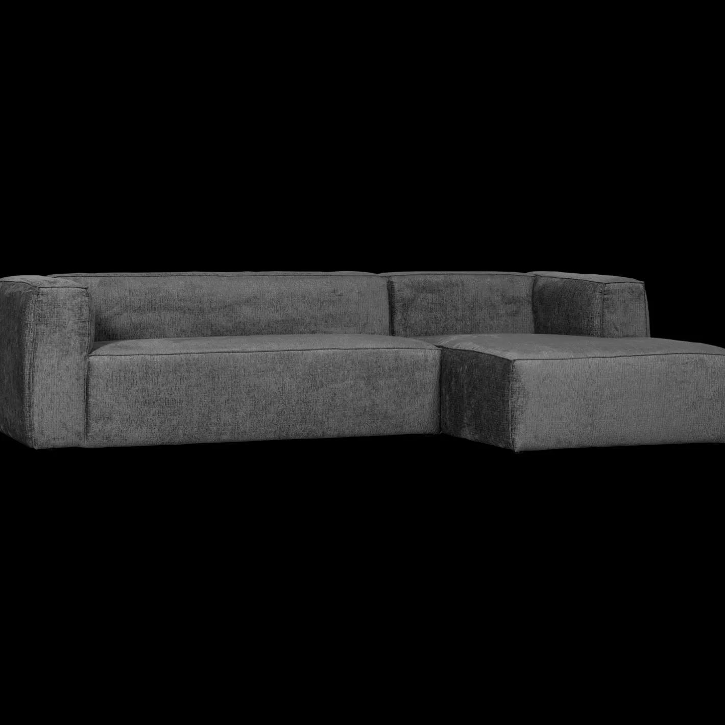 Outlet WOOOD Bean Velvet Rechts Hoekbank Cloud Sky
