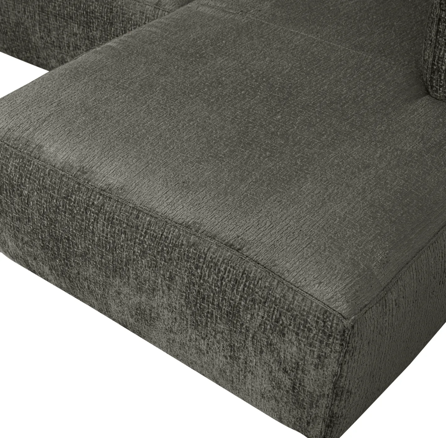 Discount WOOOD Bean Velvet Rechts Hoekbank Waterplant