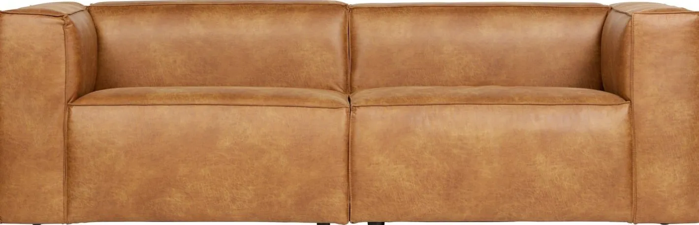Discount WOOOD Bean 3,5-Zitsbank cognac