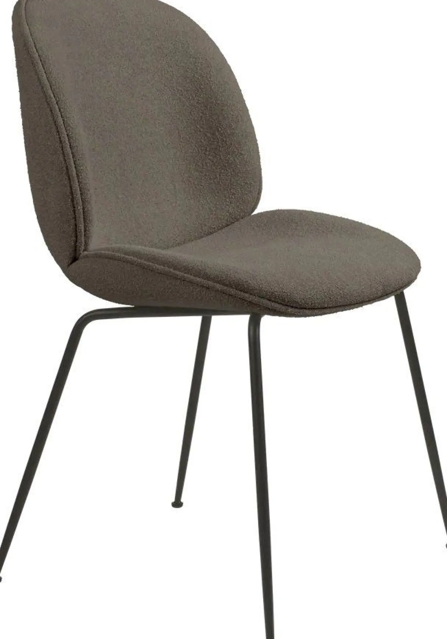 Clearance GUBI Beetle Eetkamerstoel Light Bouclé