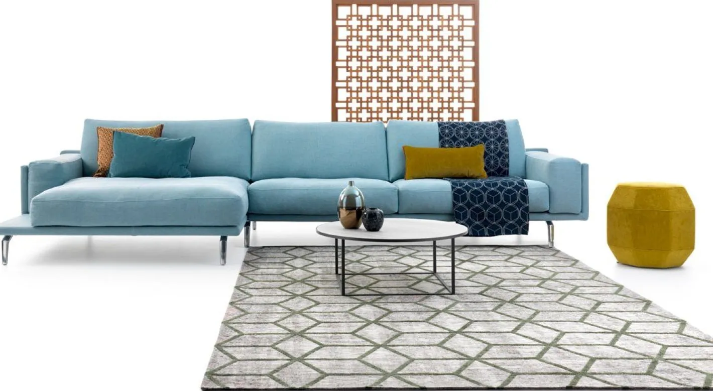 Online Leolux Bellice Hoekbank Blauw