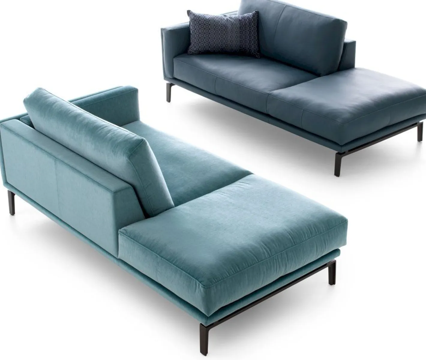 Online Leolux Bellice Hoekbank Blauw