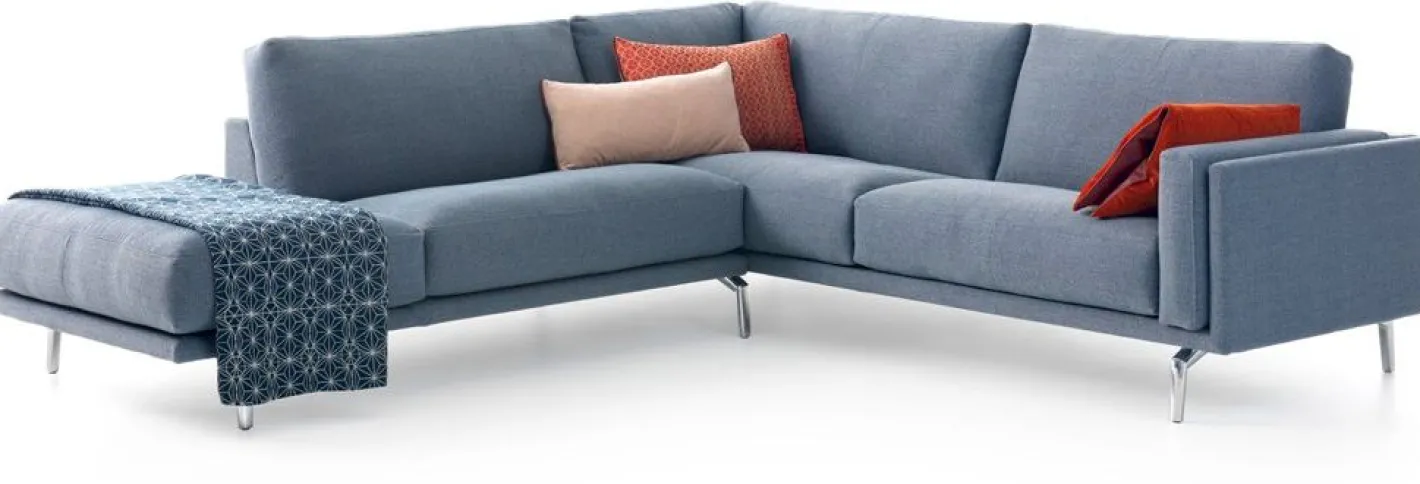 Online Leolux Bellice Hoekbank Blauw