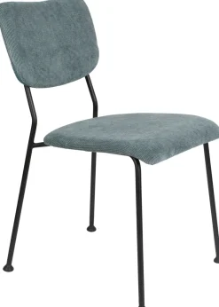 Hot Zuiver Benson (set van 2) Eetkamerstoel Grijsblauw