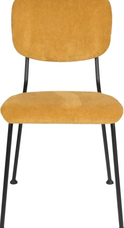 Hot Zuiver Benson (set van 2) Eetkamerstoel Okergeel