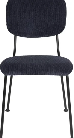 Best Zuiver Benson (set van 2) Eetkamerstoel Donkerblauw
