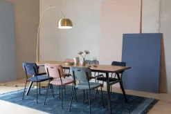 Best Zuiver Benson (set van 2) Eetkamerstoel Donkerblauw