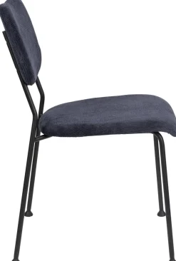 Best Zuiver Benson (set van 2) Eetkamerstoel Donkerblauw