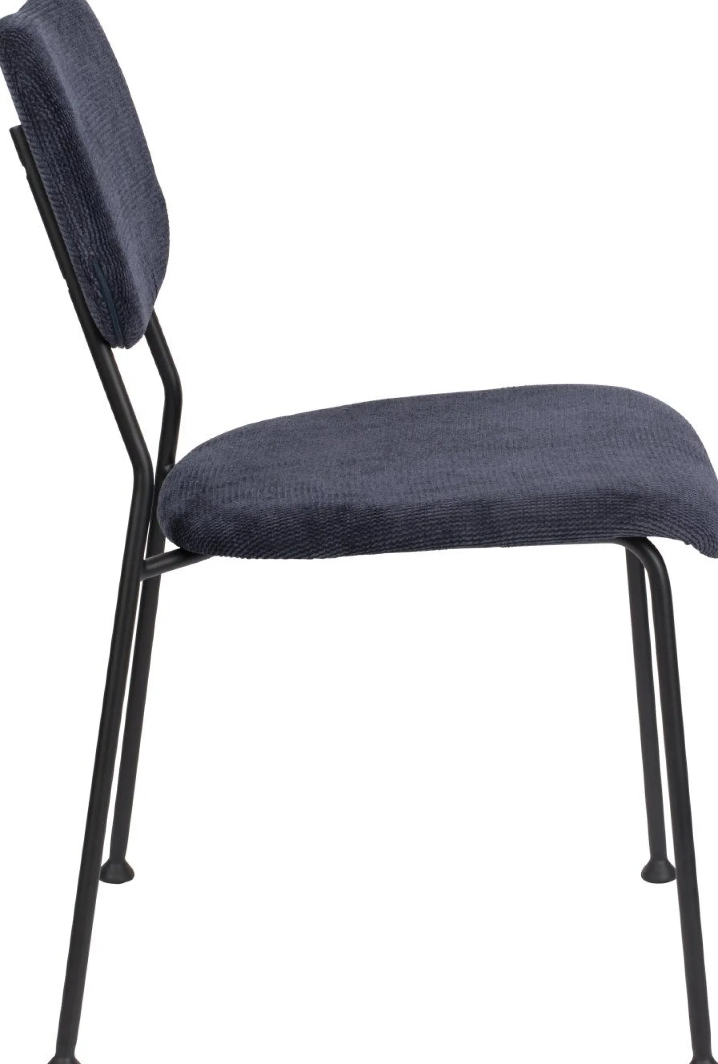 Best Zuiver Benson (set van 2) Eetkamerstoel Donkerblauw