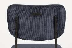 Best Zuiver Benson (set van 2) Eetkamerstoel Donkerblauw