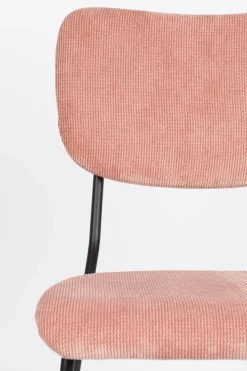 Sale Zuiver Benson (set van 2) Eetkamerstoel roze