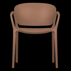 Best WOOOD Bent Tuinstoel Zalmroze