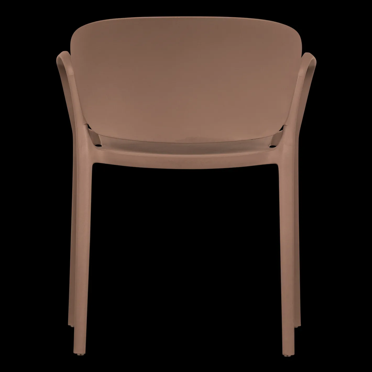 Best WOOOD Bent Tuinstoel Zalmroze