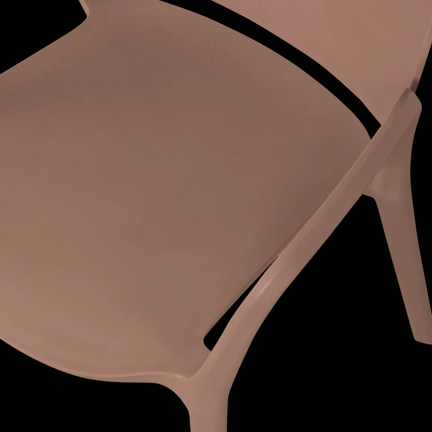 Best WOOOD Bent Tuinstoel Zalmroze