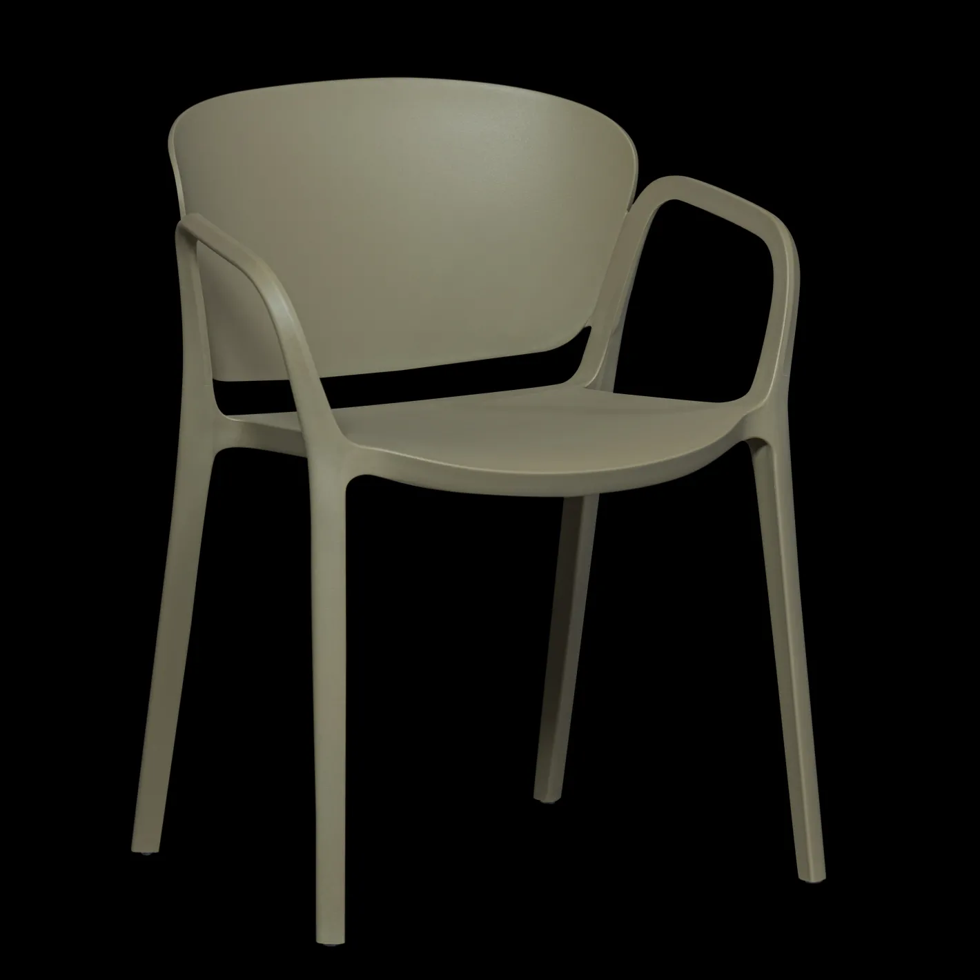 Discount WOOOD Bent Tuinstoel Green