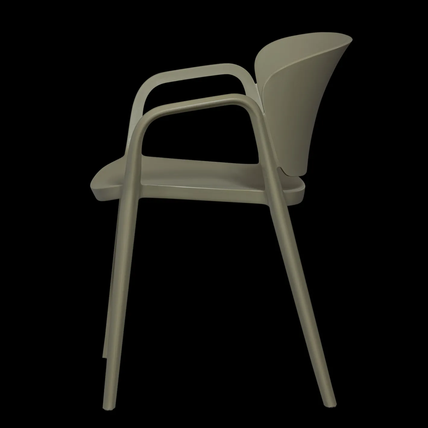 Discount WOOOD Bent Tuinstoel Green