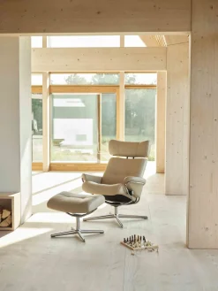 Clearance Stressless Berlin Relaxfauteuil + Hocker Latte
