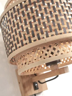 Hot Good&Mojo Bhutan 1 Arm Wandlamp Natural, Black