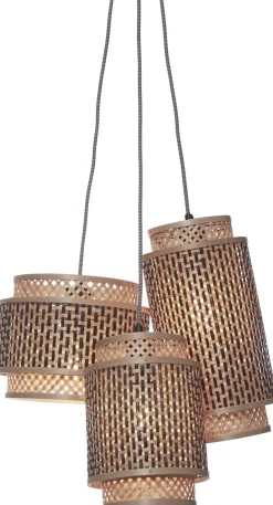 Discount Good&Mojo Bhutan 3 Shades Hanglamp Natural, Black