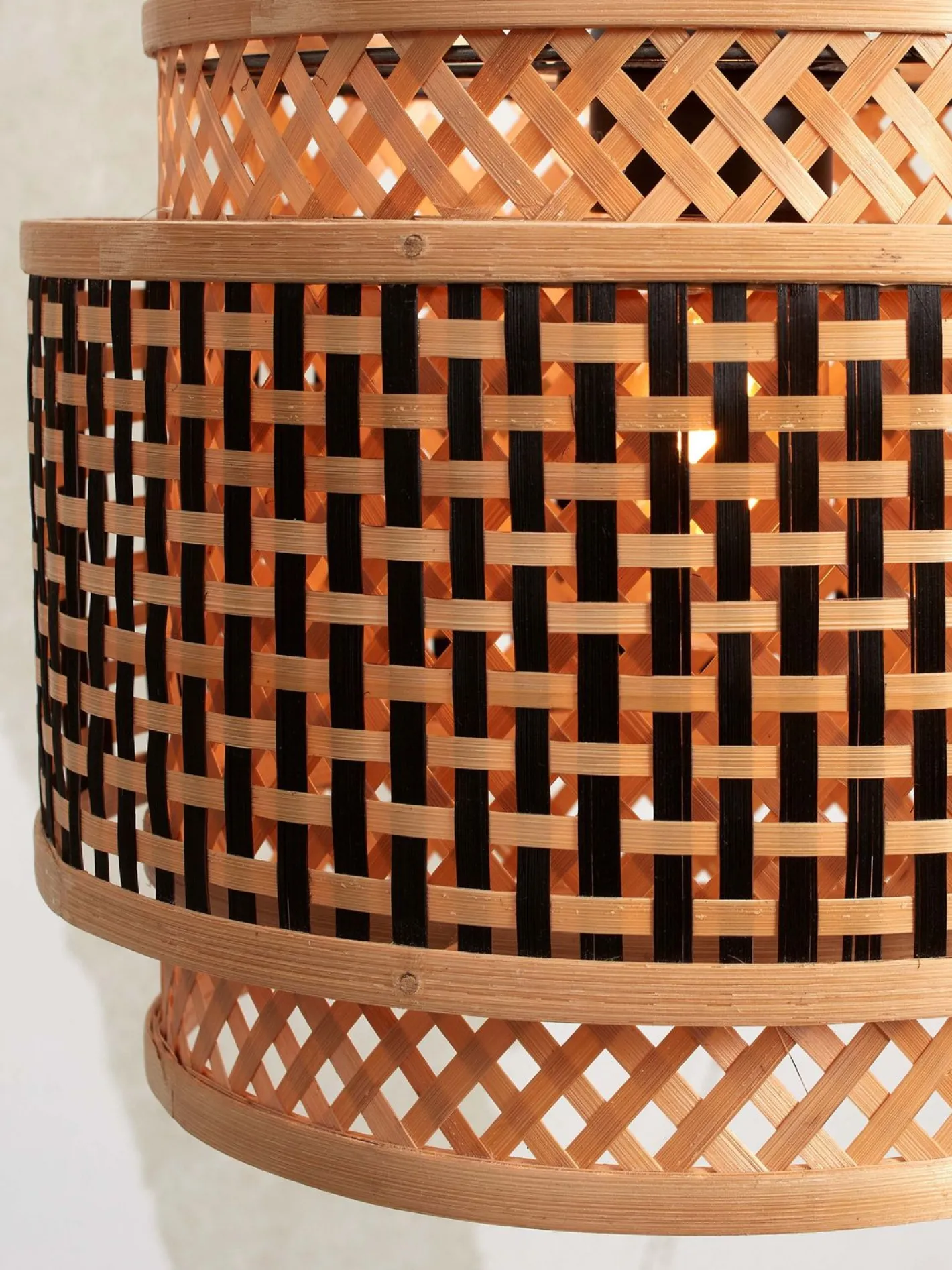Clearance Good&Mojo Bhutan Plafondlamp Natural, Black