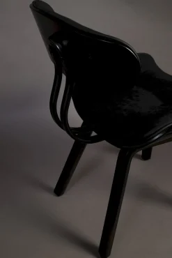 New Dutchbone wood Eetkamerstoel Black