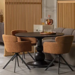 Hot WOOOD Blanco Eettafel zwart