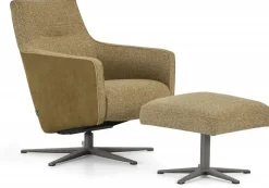 Best Montèl Bliss Draaifauteuil Mustard, Army