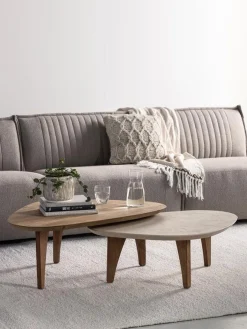 New DTP Home Bliss Salontafelset Naturel, Bruin