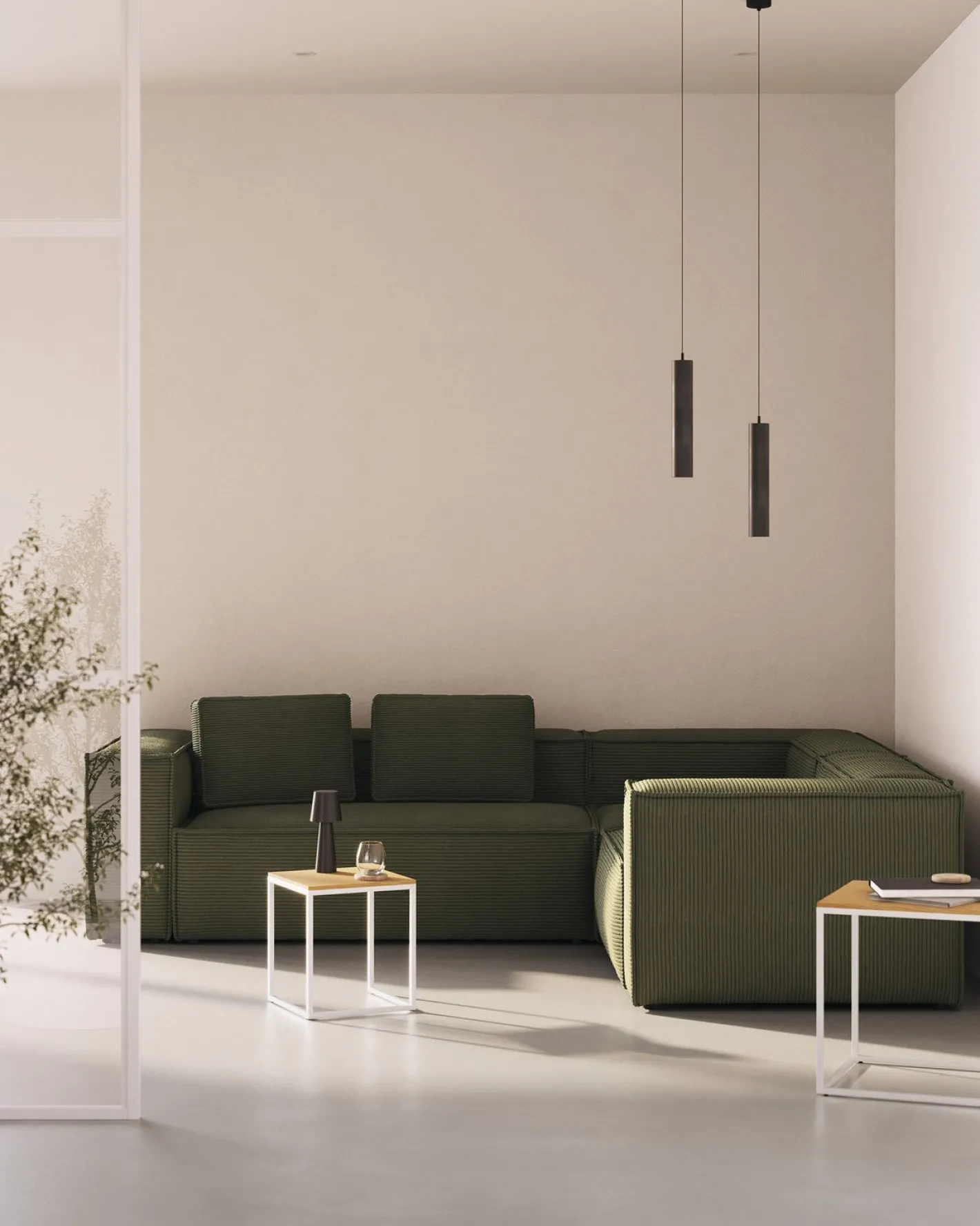 Sale Kave Home Blok Hoekbank Groen