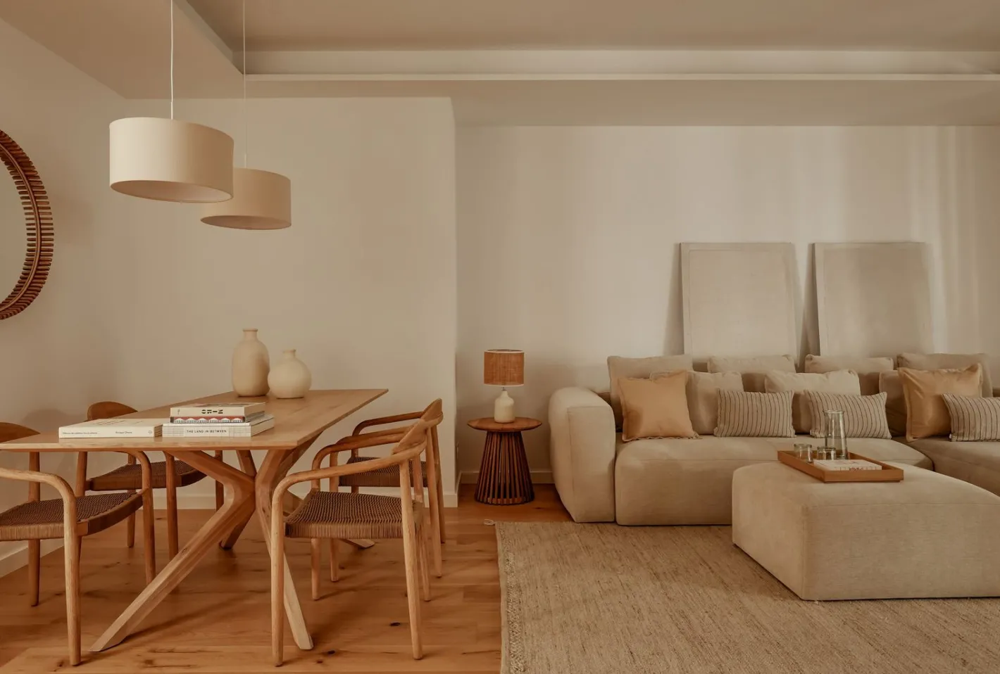 Clearance Kave Home Blok Voetenbank Beige