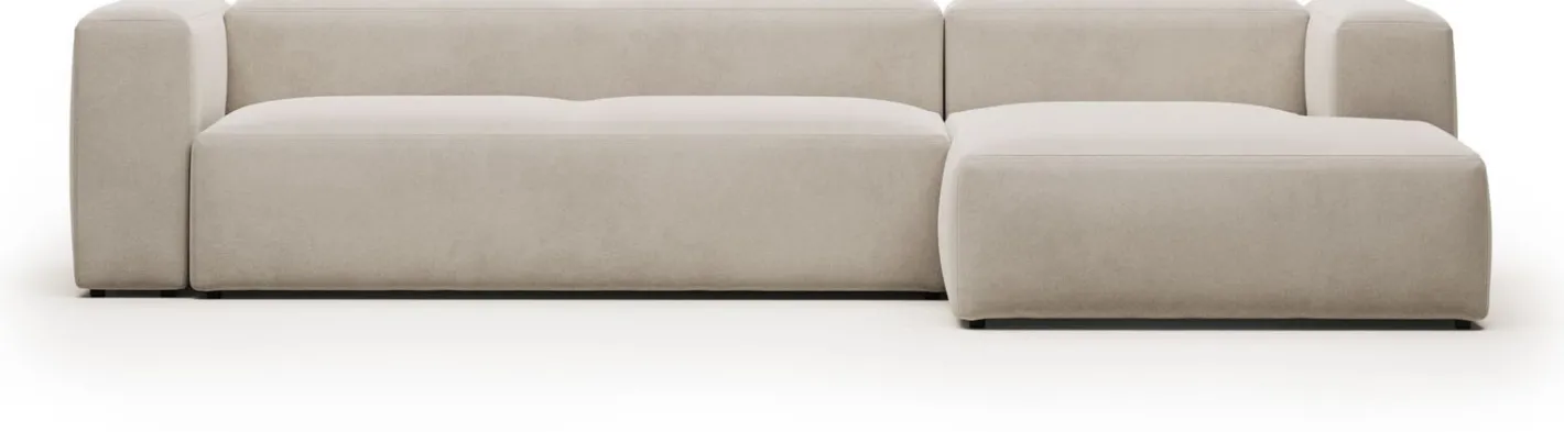Online Kave Home Blok 4-Zits Hoekbank Beige