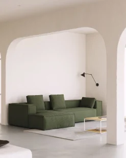 Best Kave Home Blok 3-Zits Hoekbank Groen