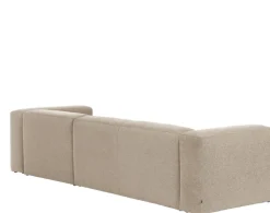 Outlet Kave Home Blok 3-Zits Hoekbank Beige