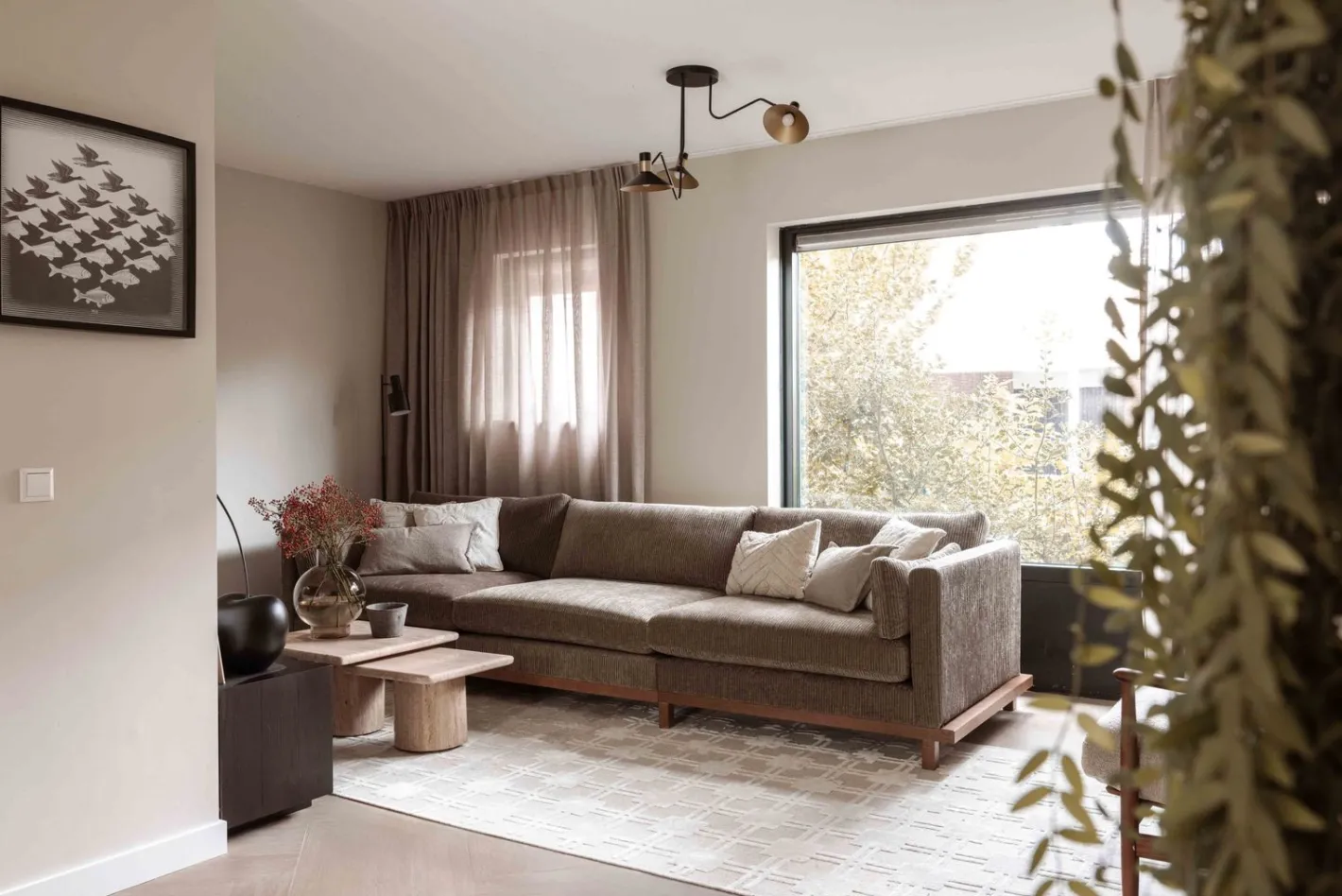 Online Zuiver Blossom 4,5-Zitsbank Moss