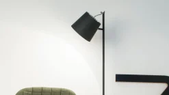 Best Zuiver Bluckle Head Vloerlamp Black