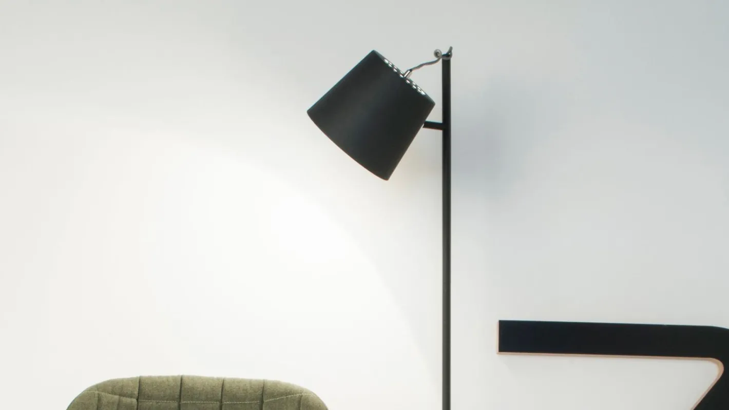 Best Zuiver Bluckle Head Vloerlamp Black