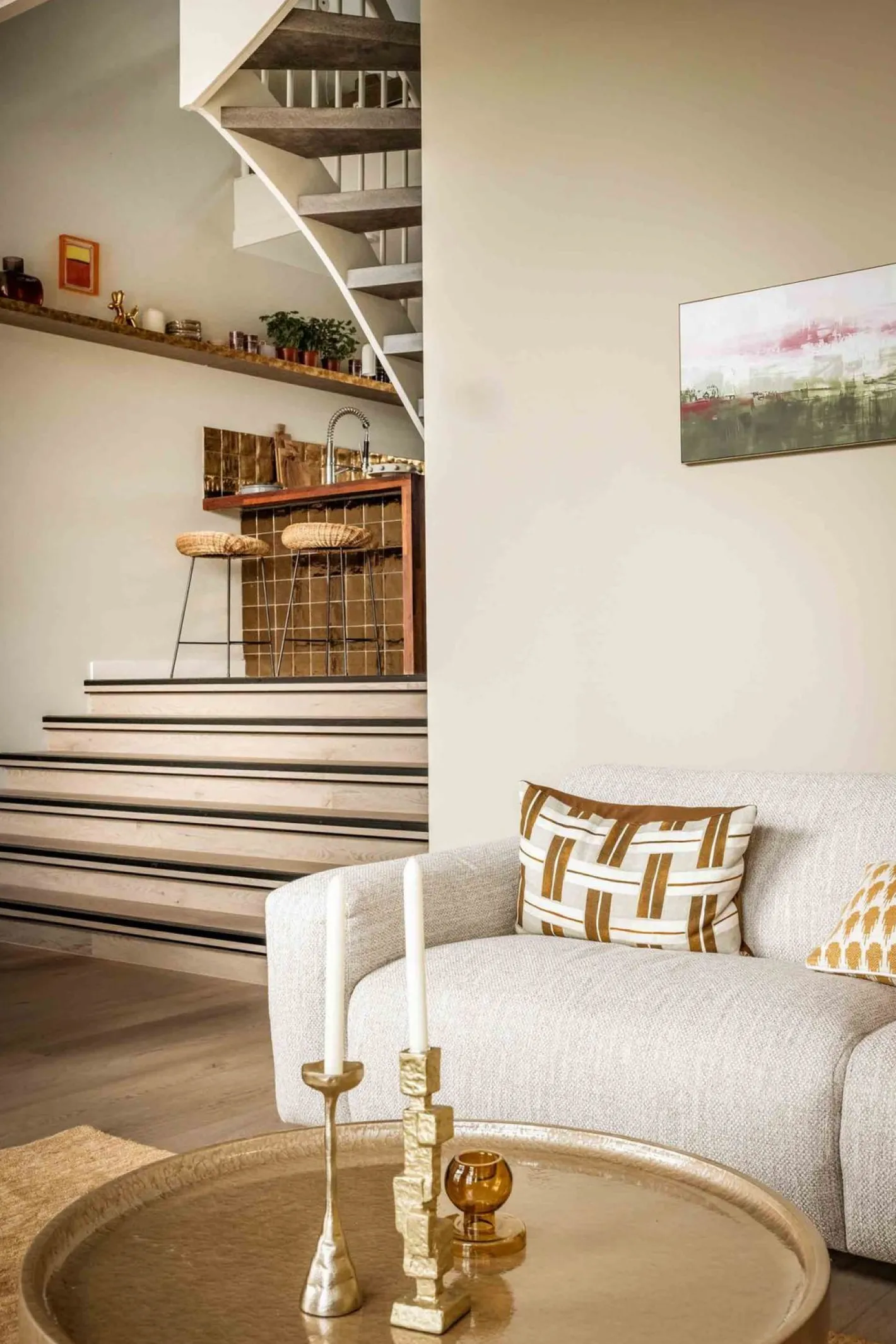 Hot Eijerkamp Collectie Bodine 4-zitsbank Cream