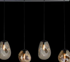 Montèl Bold Hanglamp Matt Black, Goud