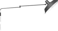 Best Trendhopper Bolder Wandlamp Zwart