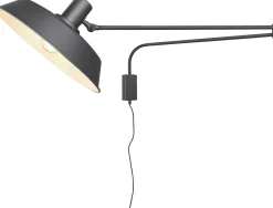Best Trendhopper Bolder Wandlamp Zwart