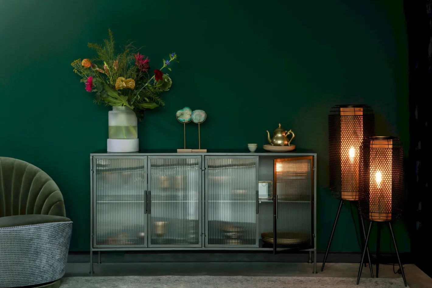 New Dutchbone Boli Dressoir Black