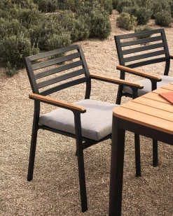 Sale Kave Home Bona Tuinstoel Zwart