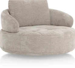 Clearance Henders en Hazel Borgia Draaifauteuil Champagne