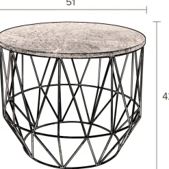 Clearance Dutchbone Boss Bijzettafel